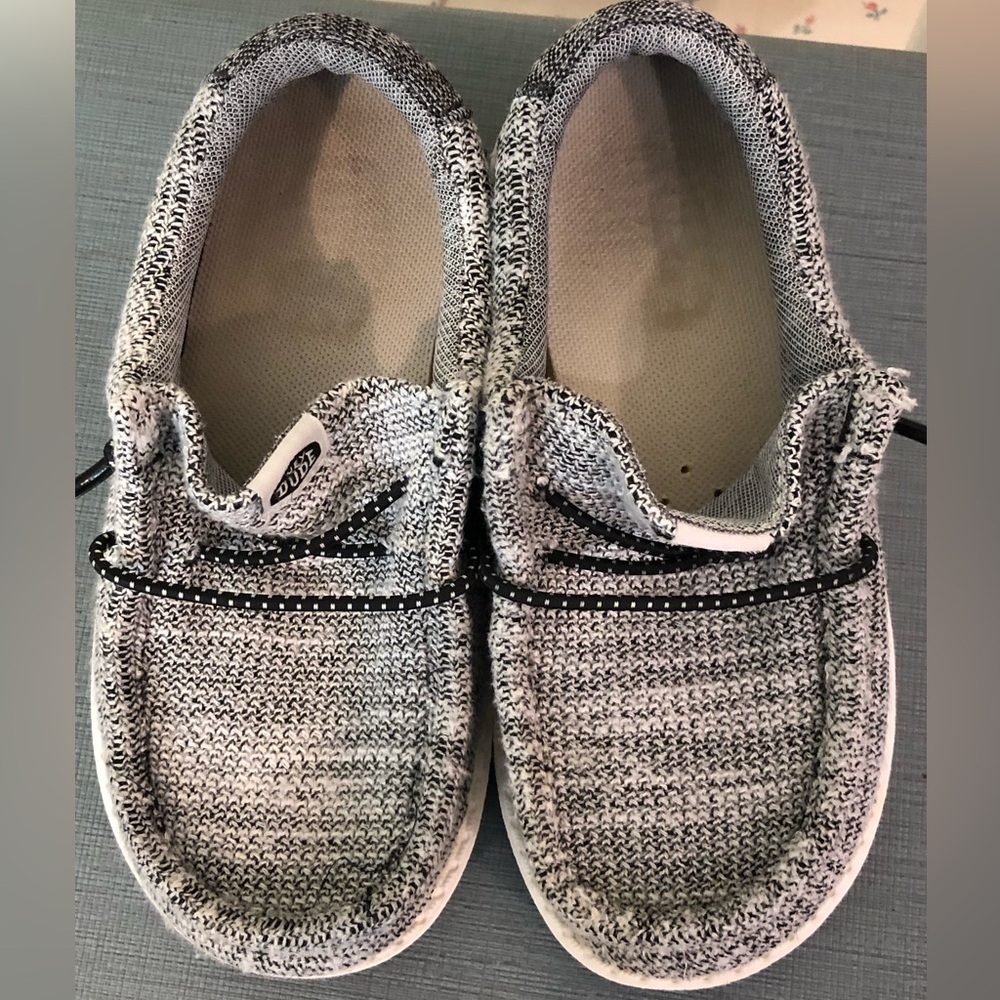 Boys Hey Dude Casual Knit Slip-On Sneakers